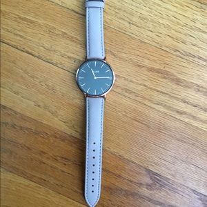 Cluse Rose Gold Watch with Grey Strap
